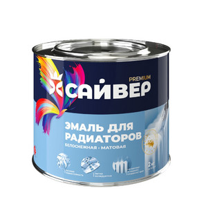 эмаль для радиаторов Сайвер  0,4 кг (матовая) \ 28