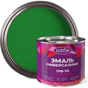 эмаль ПФ-115 зеленая Узор 5 кг