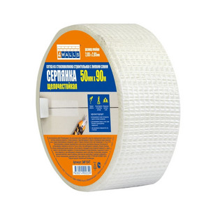 бинт самокл. серпянка  5см*90м 4WALLS
