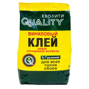 клей обойный Кволити виниловый 0,2 кг  \ 30