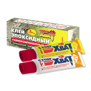 клей Хват Супер эпоксидный,  2 тубы по 45 мл