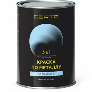 грунт-эмаль по ржавчине шоколад темный 3в1 Церта 0,8кг