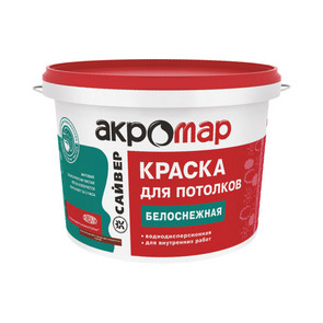 краска Акромар для потолков  1 кг / 7