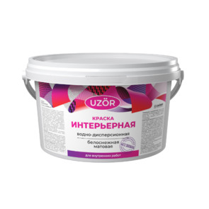 краска Узор интерьерная  3 кг